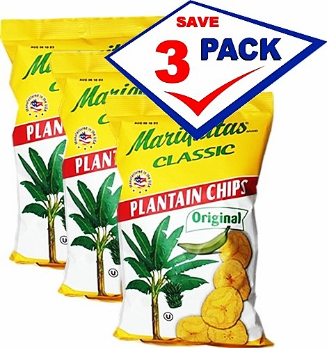 Plantain Chips Regular Flavor 9 oz Pack of 3